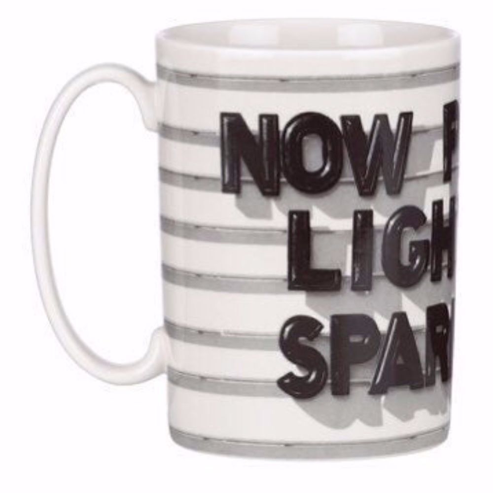 Kate Spade light the sparklers mug